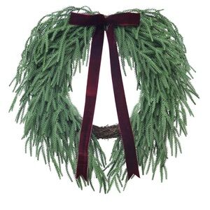 🎄✨NEW IN BOX My Texas House Evergreen Natural Feel Norfolk Christmas Wreath✨🎄